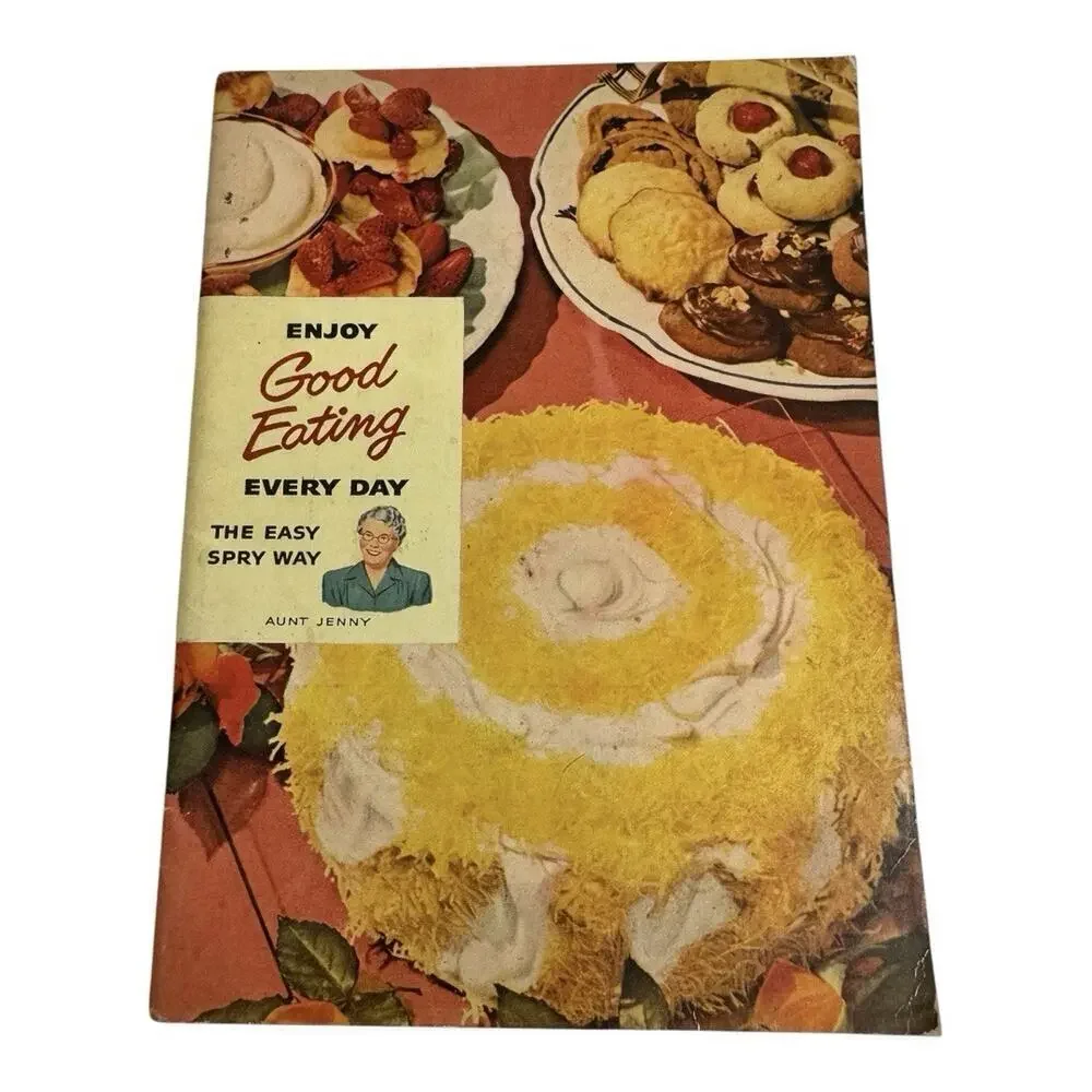 Vintage Cookbook Lot 4 Booklets 1950’s Recipes Dinner Dessert Cakes